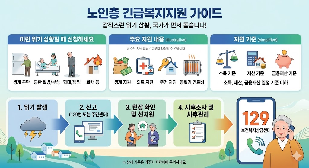 노인 긴급 복지