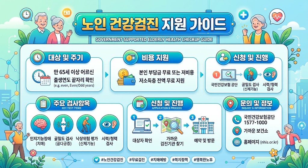 어르신 무료 건강검진 100% 활용법 노인건강검진