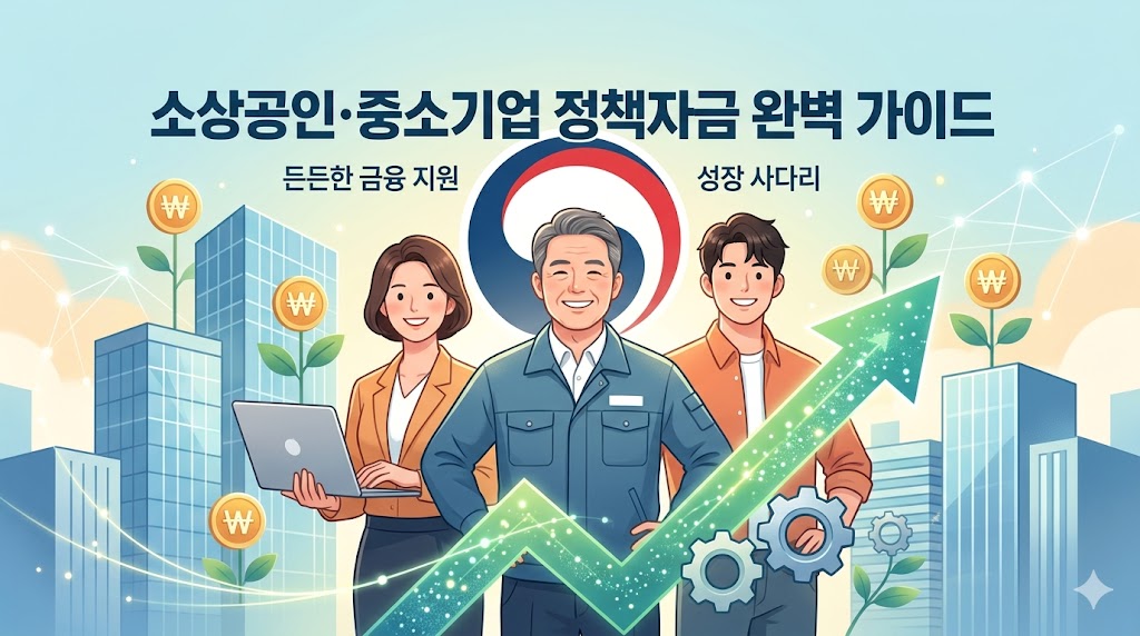 소상공인·중소기업 정책자금 완벽 가이드: 저금리 소상정책