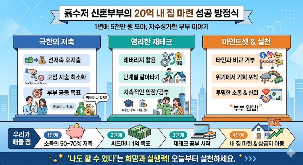 흙수저 출신 신혼부부-20억 원대 아파트 입성 신혼부부