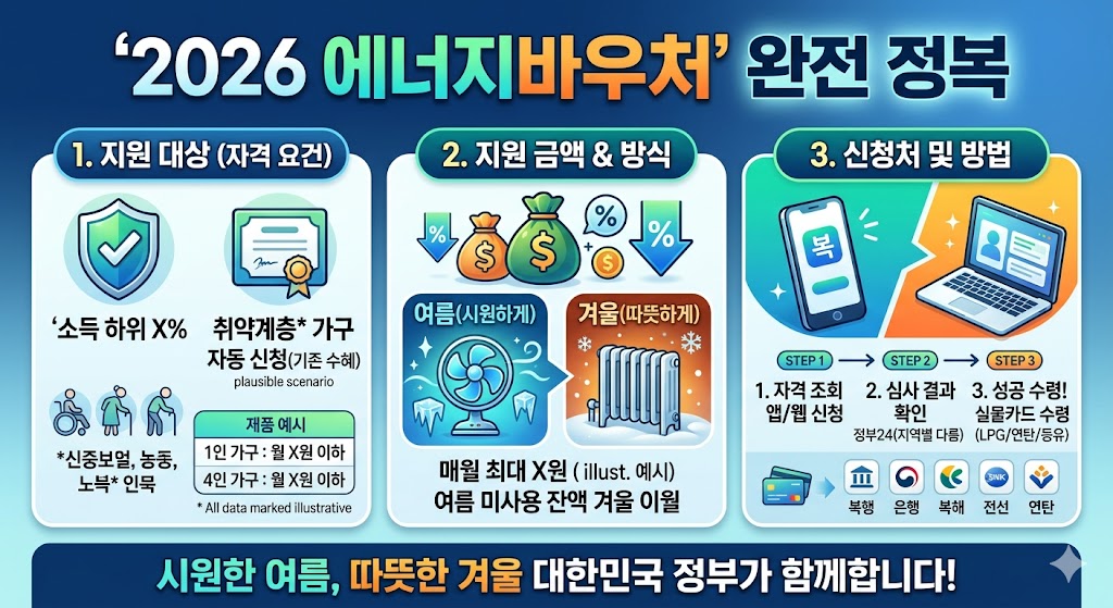 2026년 에너지바우처 완전 정복 에너지바우처