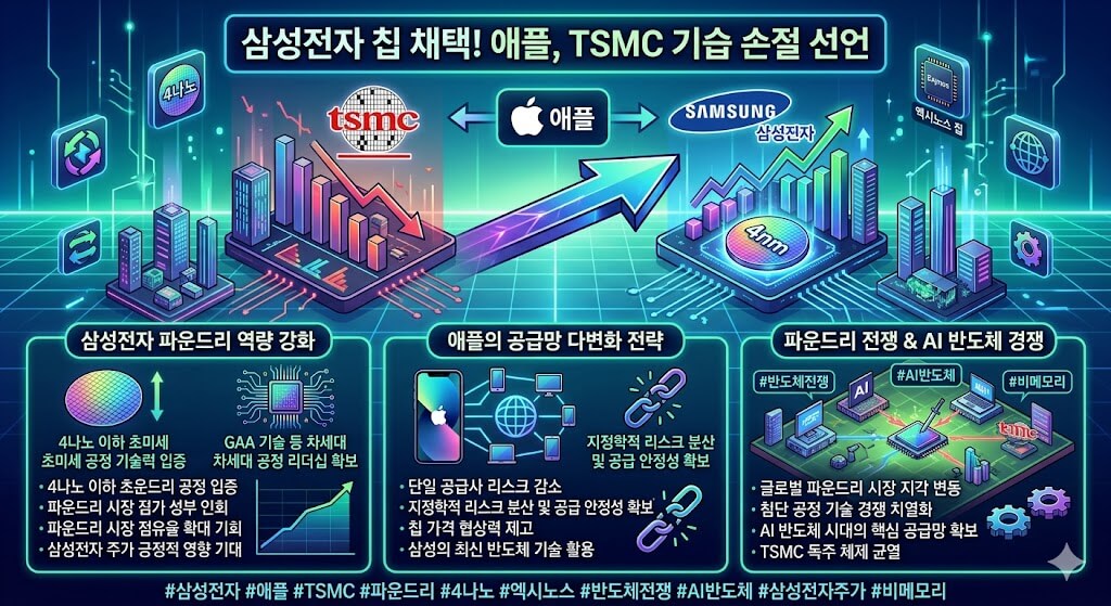 애플, 삼성전자 파운드리 선택할까…반도체 전쟁 본격화 8fa106cc dc2c 4474 92a2 04c447e56fae