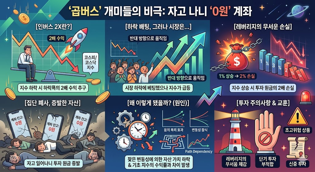 자고 나니 계좌가 '0원'? - 곱버스 개미들의 비명 곱버스
