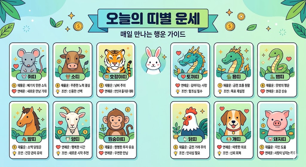 띠별