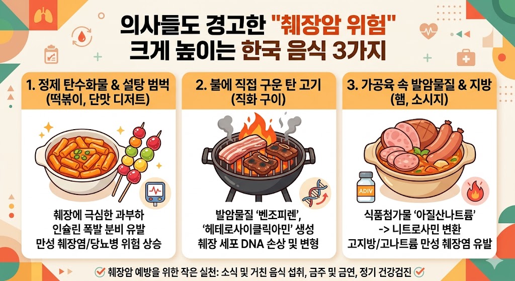 침묵의 살인자' 췌장암… 의사들이 경고하는 "췌장 망가뜨리는" 한국 음식 3가지 췌장